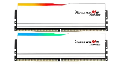 G.SKILL памет PC DDR5 64GB (2x32GB) Ripjaws M5 Neo RGB AMD 6000MHz CL36 White - Image 2