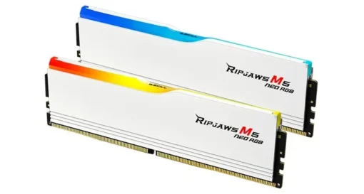 G.SKILL памет PC DDR5 96GB (2x48GB) Ripjaws M5 Neo RGB AMD 6000MHz CL30 White