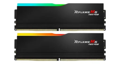 G.SKILL памет PC DDR5 32GB (2x16GB) Ripjaws M5 Neo AMD RGB 6000MHz CL36 - Image 2