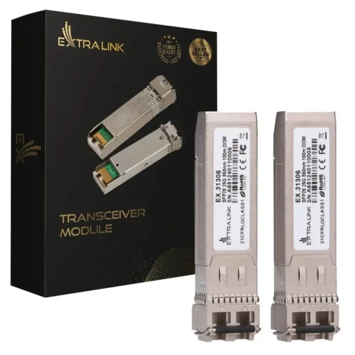 Extralink Module SFP28 25G 2-Pack 25GbpsLC/UPC Duplex 850nm 100m multi mode DOM