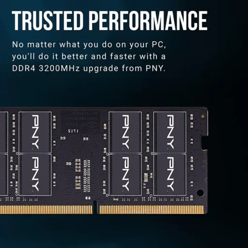 PNY памет за лаптоп 16GB DDR4 SODIMM 3200 MN16GSD43200-TB - Image 3