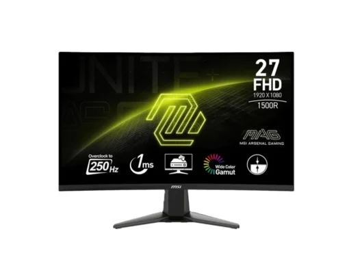 MSI Monitor 27 inches MAG 27C6X LED/FHD/Curved/250Hz/black