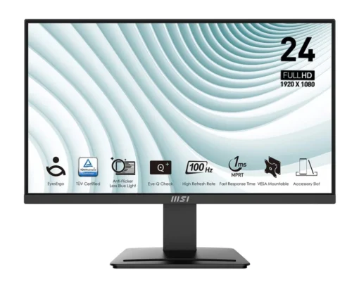 MSI Monitor 23.8 inches PRO MP2412 LED/FHD/Flat/100Hz/black