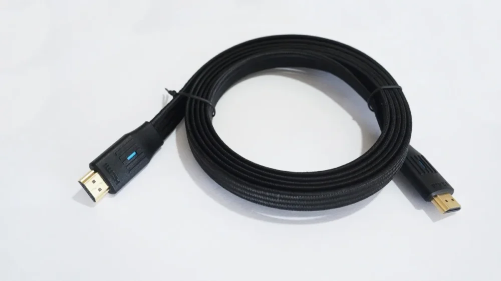 TB HDMI кабел v 2.1 flat черен 2m