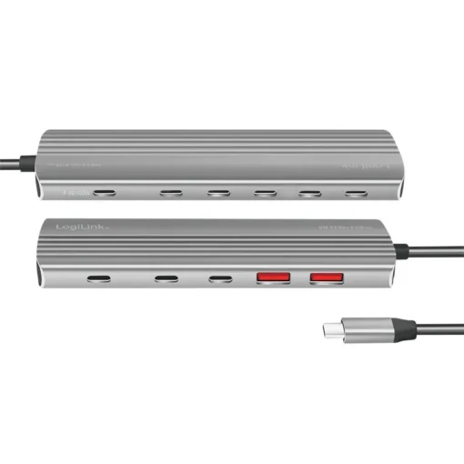 LogiLink Ultra lim USB3.2 Gen2 hub,2xUSB-A,2xUSB-C,100 - Image 4