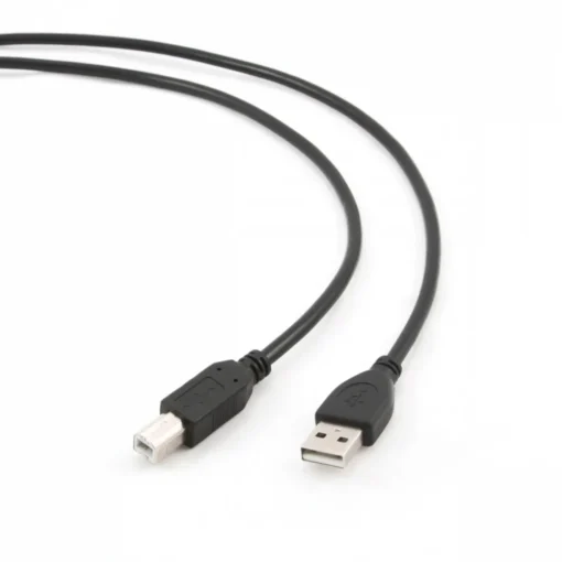 Gembird USB кабел 2.0 Type AB AM-BM 1.8m black - Image 5