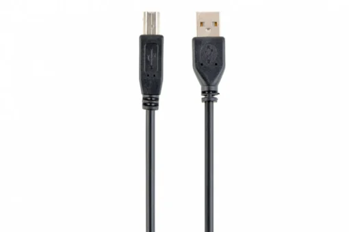 Gembird USB кабел 2.0 Type AB AM-BM 1.8m black - Image 8