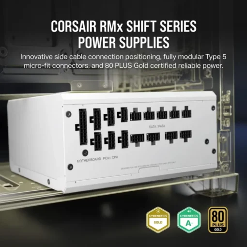 Corsair RM1200X SHIFT 80+ GOLD ATX WHITE - Image 2