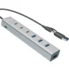 i-tec i-tec USB-C/USB-A Charg ing Metal HUB 7 ports