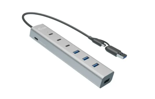 i-tec i-tec USB-C/USB-A Charg ing Metal HUB 7 ports