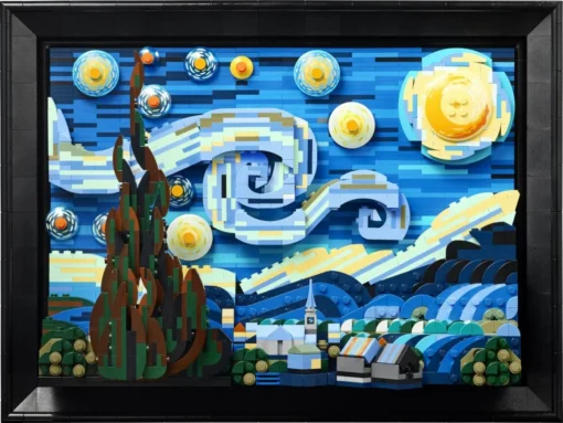 LEGO Bricks Ideas 21333 Vincent van Gogh - The Starry Night Vincenta van Gogh - Image 4