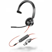 POLY Headset Blackwire 3315 -M USB-C +USB-C/A 8X218AA