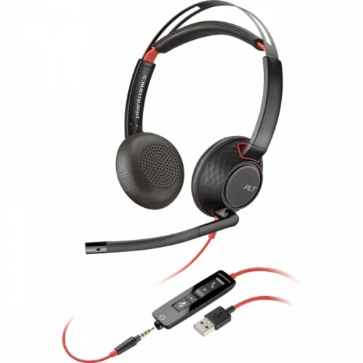 POLY Headset Blackwire 5220 Stereo USB-A 80R97AA