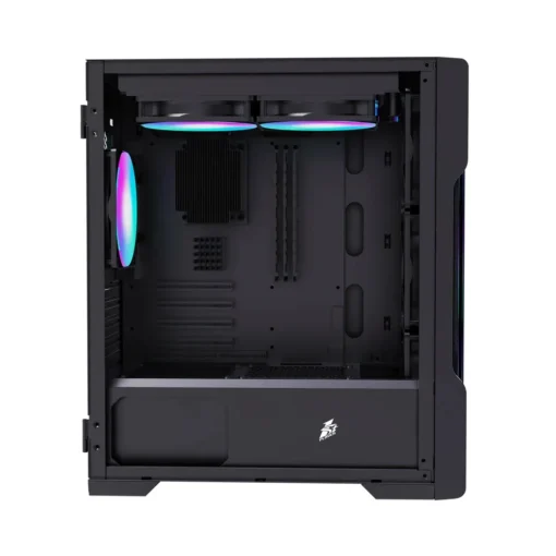 1stPlayer кутия Case mATX - TRILOBITE T3 Mesh Black - Image 4