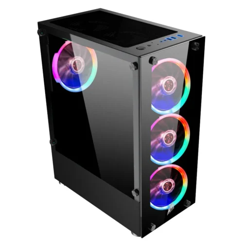 1stPlayer Кутия Case ATX - Fire Dancing V2-A RGB - 4 fans included - Image 2