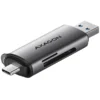 Карта памет AXAGON CRE-SAC External USB 3.2 Gen1 Type-C+Type-A 2-slot SD/microSD