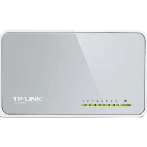 Kомутатор TP-Link TL-SF1008D 8-Port RJ45 10/100Mbps desktop switch Fanless LED indicator Auto Negotiation/Auto MDI/MDIX