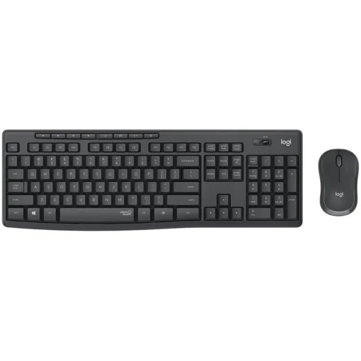 Клавиатура LOGITECH MK295 Silent Wireless Combo - GRAPHITE - US INTL