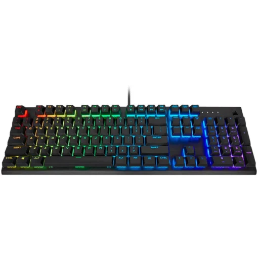 Геймърска клавиатура Corsair K60 RGB PRO Mechanical Gaming Keyboard, Backlit RGB LED, CHERRY VIOLA, Black - Image 12