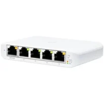 Kомутатор UBIQUITI Flex Mini; (4) GbE ports; (1) GbE PoE input port for power; Optional powering with included 5V 1A USB