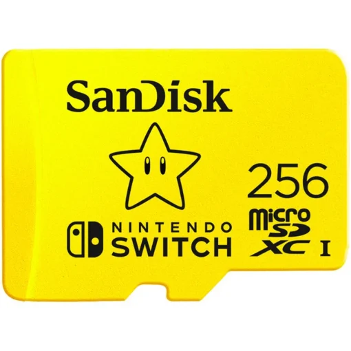 Карта памет SanDisk microSDXC card for Nintendo Switch 256GB up to 100MB/s Read 60MB/s Write U3 C10 A1