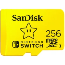 Карта памет SanDisk microSDXC card for Nintendo Switch 256GB up to 100MB/s Read 60MB/s Write U3 C10 A1