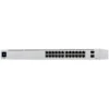 Kомутатор UBIQUITI Pro 24; (24) GbE ports; (2) 10G SFP+ ports; DC power backup-ready; Layer 3 switching; Silent