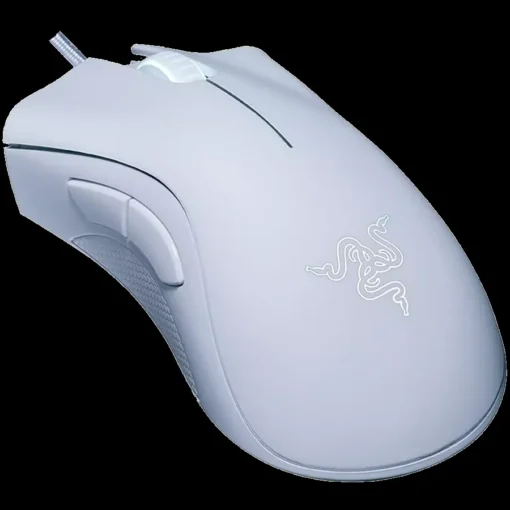 Геймърска мишка Razer DeathAdder Essential White Edition, Gaming Mouse, True 6 400 DPI optical sensor, Ergonomic Form Factor, Mechanical Mouse Switches with 10 million-click life cycle, 1000 Hz Ultrapolling, Single-color white lighting - Image 6