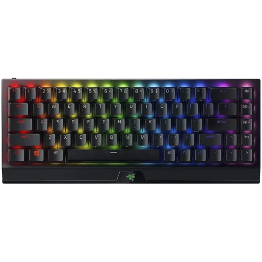 Геймърска клавиатура Razer BlackWidow V3 Mini HyperSpeed (Green Switch) US Layout HyperSpeed Wireless (2.4 Ghz) Bluetoot