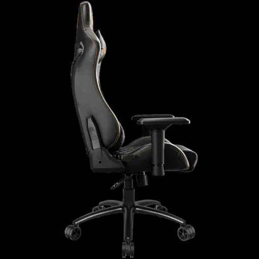 Геймърски стол COUGAR OUTRIDER S Black, Gaming Chair, Body-embracing High Back Design, Premium PVC Leather, Head and Lumbar Pillow, 180º Reclining, Full Steel Frame, 4D Adjustable Armrest, Class 4 Gas Lift Cylinder - Image 13