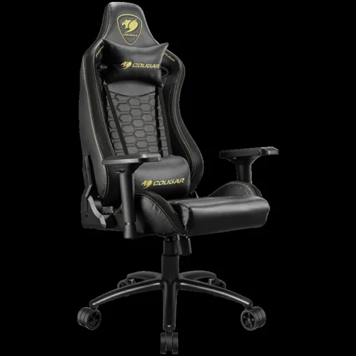 Геймърски стол COUGAR OUTRIDER S ROYAL, Gaming Chair, Body-embracing High Back Design, Premium PVC Leather, Head and Lumbar Pillow, 180º Reclining, Full Steel Frame, 4D Adjustable Armrest, Class 4 Gas Lift Cylinder - Image 12