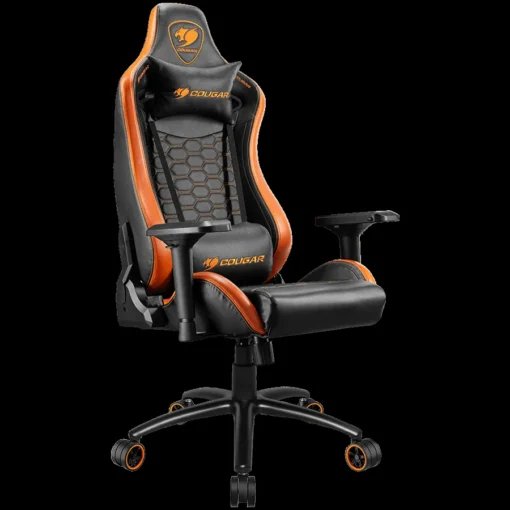 Геймърски стол COUGAR OUTRIDER S, Gaming Chair, Body-embracing High Back Design, Premium PVC Leather, Head and Lumbar Pillow, 180º Reclining, Full Steel Frame, 4D Adjustable Armrest, Class 4 Gas Lift Cylinder - Image 12