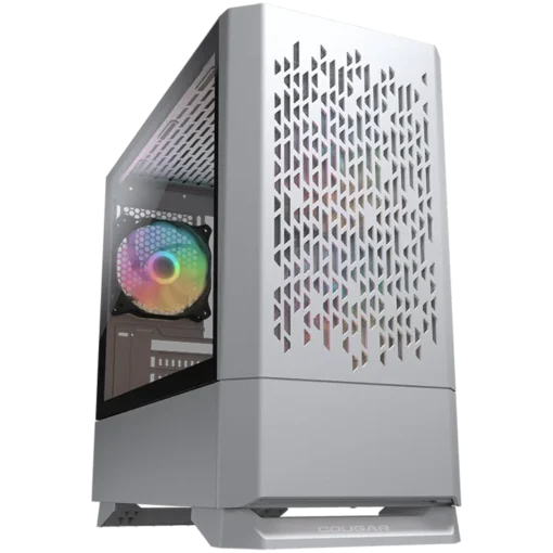 Кутия за компютър COUGAR MG140 Air RGB - White Mini Tower Mini ITX / Micro ATX USB 3.0 x 2 USB 2.0 x 1 Mic x 1 / Audio x