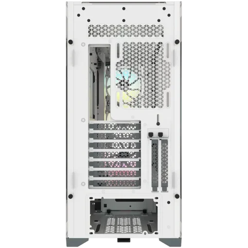 Кутия за компютър Corsair iCUE 5000X RGB Tempered Glass Mid-Tower Smart Case, White - Image 17