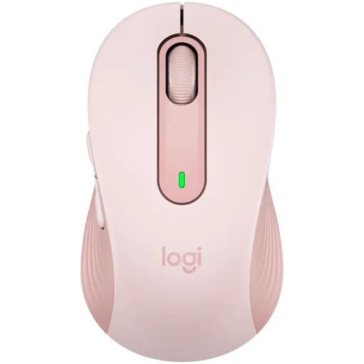 Безжична мишка LOGITECH M650L Signature Bluetooth Mouse - ROSE