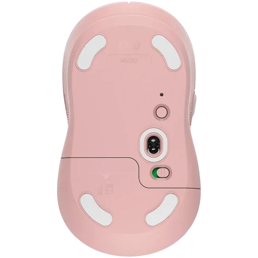 Безжична мишка LOGITECH M650L Signature Bluetooth Mouse - ROSE - Image 17