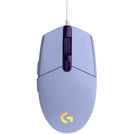 Геймърска мишка LOGITECH G102 LIGHTSYNC Corded Gaming Mouse - LILAC - USB - EER