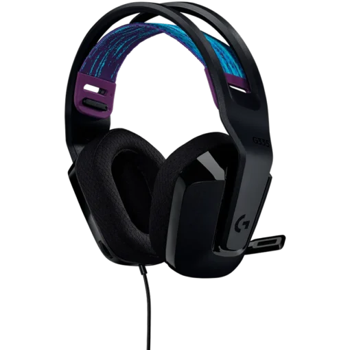 Геймърски слушалки LOGITECH G335 Wired Gaming Headset - BLACK - 3.5 MM - Image 11