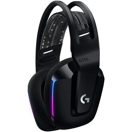 Геймърски слушалки LOGITECH G733 LIGHTSPEED Wireless RGB Gaming Headset - BLACK - Image 10