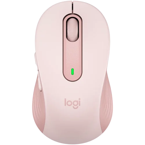 Безжична мишка LOGITECH M650 Signature Bluetooth Mouse - ROSE