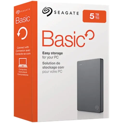 Външен хард диск SEAGATE HDD External Basic (2.5/5TB/USB 3.0)