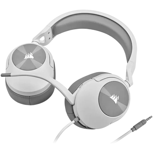 Геймърски слушалки Corsair HS55 Stereo Headset, White - Image 8