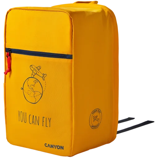 Раница за лаптоп CANYON backpack CSZ-03 Cabin Size Yellow - Image 9