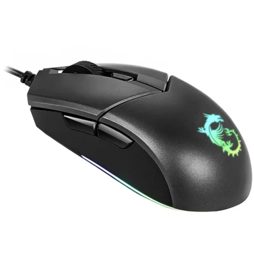 Геймърска мишка MSI CLUTCH GM11 Gaming Mouse, 89g (without cable), PixArt PMW-3325 Optical Sensor - 5000 DPI, RGB, OMRON Swtiches Rated for 10 Million Clicks, DPI Switch, 6 Programmable Buttons - Image 11