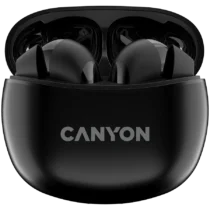 Bluetooth слушалки CANYON headset TWS-5 Black