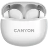 Bluetooth слушалки CANYON headset TWS-5 White