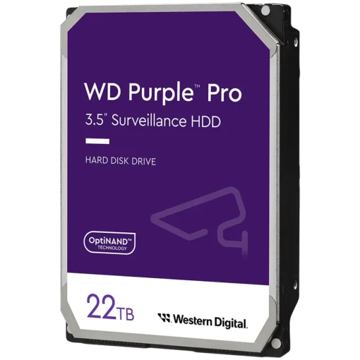 Хард диск HDD Video Surveillance WD Purple Pro 22TB CMR (3.5 512MB 7200 RPM SATA 6Gbps