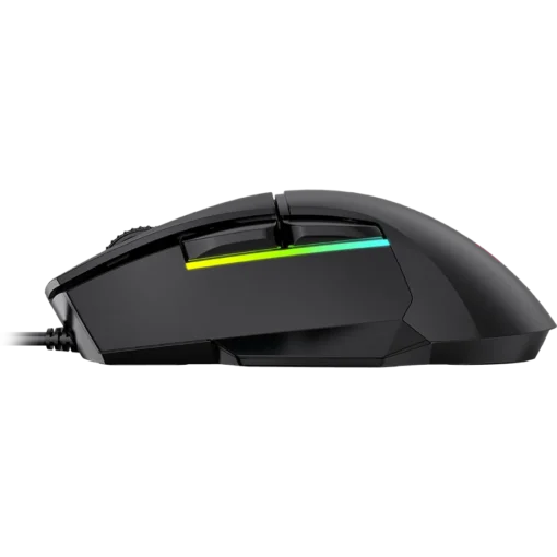 Геймърска мишка LORGAR Jetter 357, gaming mouse, Optical Gaming Mouse with 6 programmable buttons, Pixart ATG4090 sensor, DPI can be up to 8000, 30 million times key life, 1.8m PVC USB cable, Matt UV coating and RGB lights with 4 LED flowing mode, si - Image 13