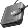 Карта памет Axagon Aluminum high-speed USB-A 3.2 Gen 1 memory card reader. 3 slots