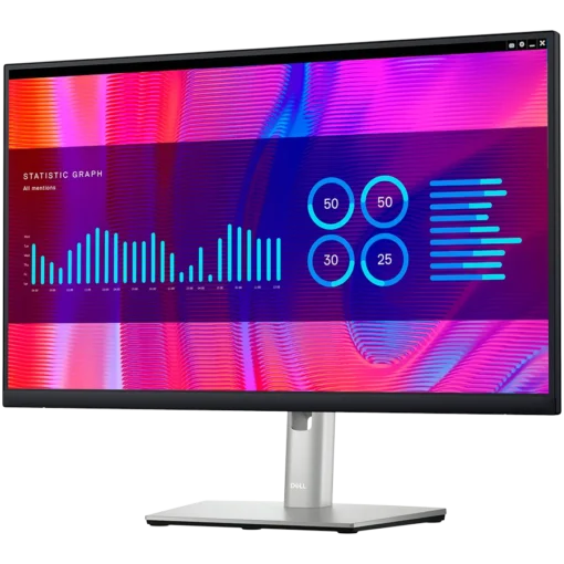 Монитор Dell Monitor LED P2423DE, 23.8", QHD (2560 x 1440), 16:9 60Hz, IPS AG, ComfortView Plus, Mercury Free, 300 cd/m2, 1000:1, 178/178, 8ms/5ms, HDMI, 2xDP, USB-C hub, Height, Pivot, Swivel, Tilt adjustable, 3Y - Image 14